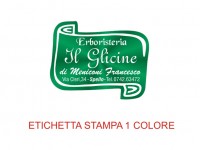 Etichette adesive per erboristerie, cosmetica, cosmesi (mm 33X26)  (cod.43M )